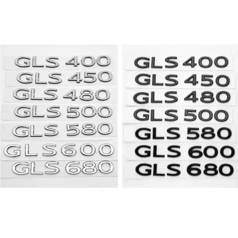 GLS 400 450 480 500 600 680 S480 580 600 شارة ملصقات السيارات لمرسيدس بنز MAYBACH سلسلة الجذع التسمية تعديل الملحقات