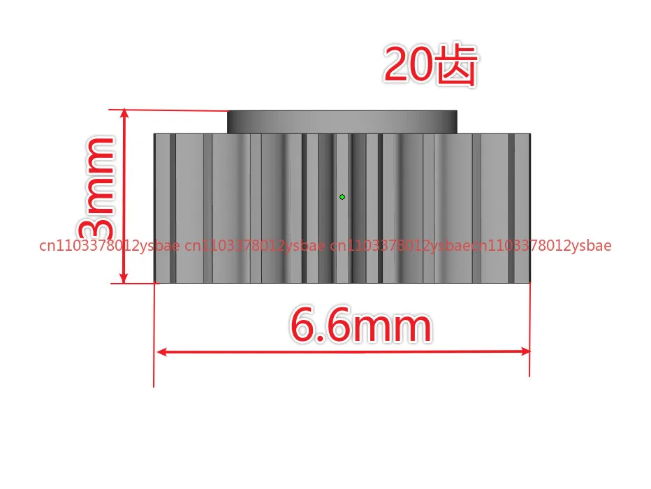 1PCS Customization Rewind gear 20 tooth replace For SONY WM-DD DD2 DD33 WM-2