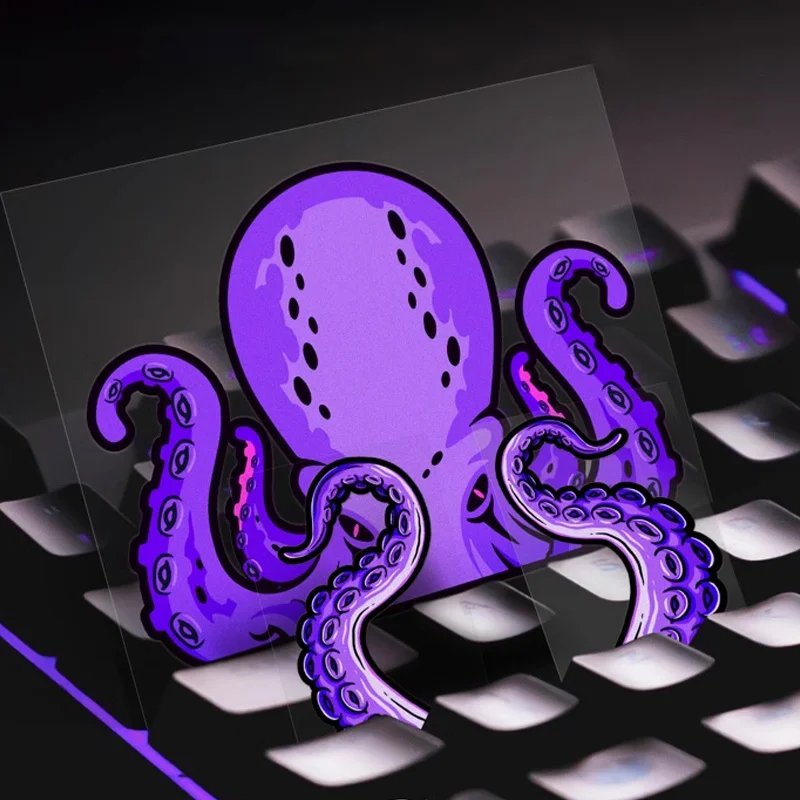 

1Pc 2D Flat Cthulhu Octopus Vinyl Sticker, Waterproof Durable Decal for Motorcycle, Fuel Tank, Skateboard, Laptop & Vehicle Body