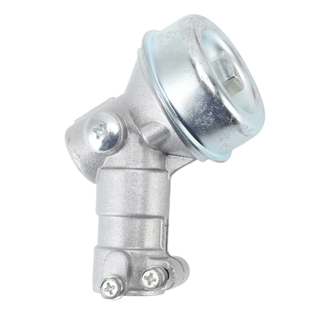 Durable Metal Brush Cutter Gear Head Universal Silver Trimmer Gearbox Replacement Compact 10 Teeth Brushcutter Accessories