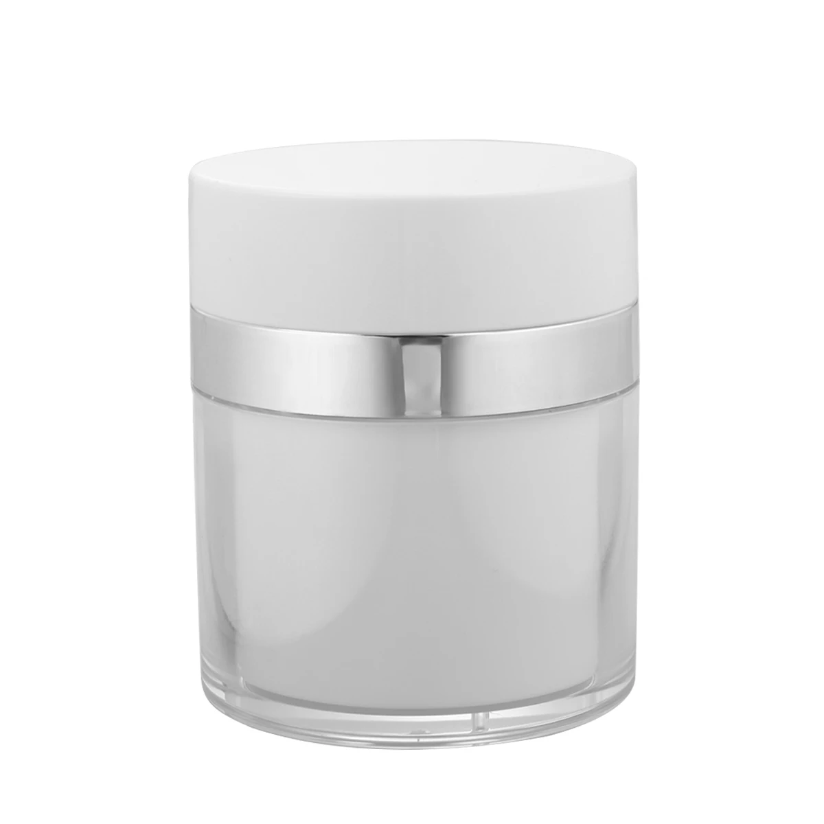 

2pcs Vacuum Cream Bottles Makeup Storage Containers Case For Travel Portable Powder Cream Container Durable Leakproof