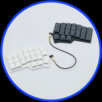 CORNEV4.1 Split Keyboard Kit Low Profile Switch Wired RGB Kailh Choc Switch Support VIAL Customized Choc Split Keyboard PC Gamer