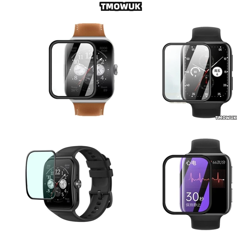 

For OPPO Watch 2 3 4 Pro SE Free Band 2 42mm 46mm Perfect Alignment PMMA Film, 3D Curved Design.