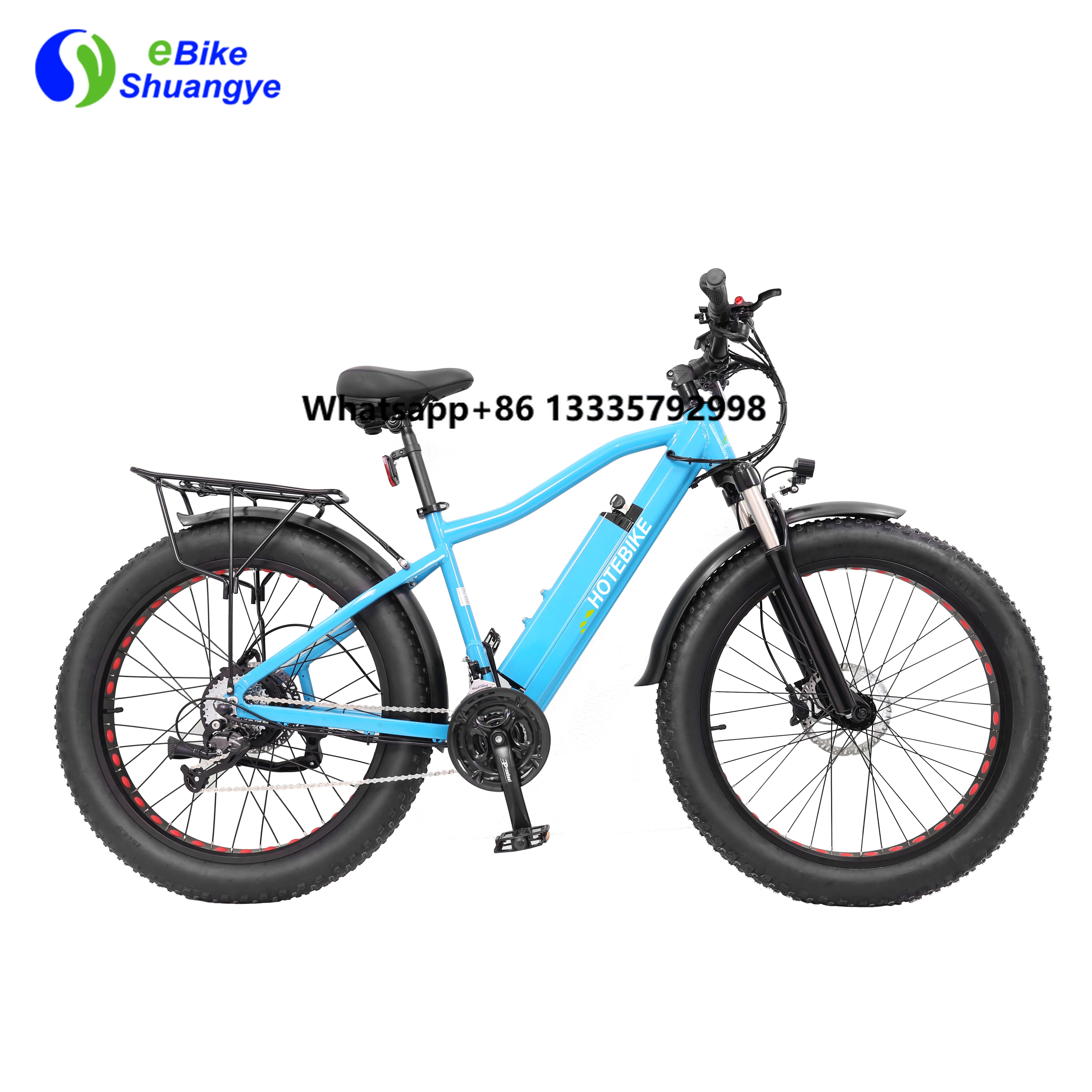 

High Speed Aluminum Alloy Fat Tire Bike Long Range Full Suspension Electric Mountain Bike Bike Electric
