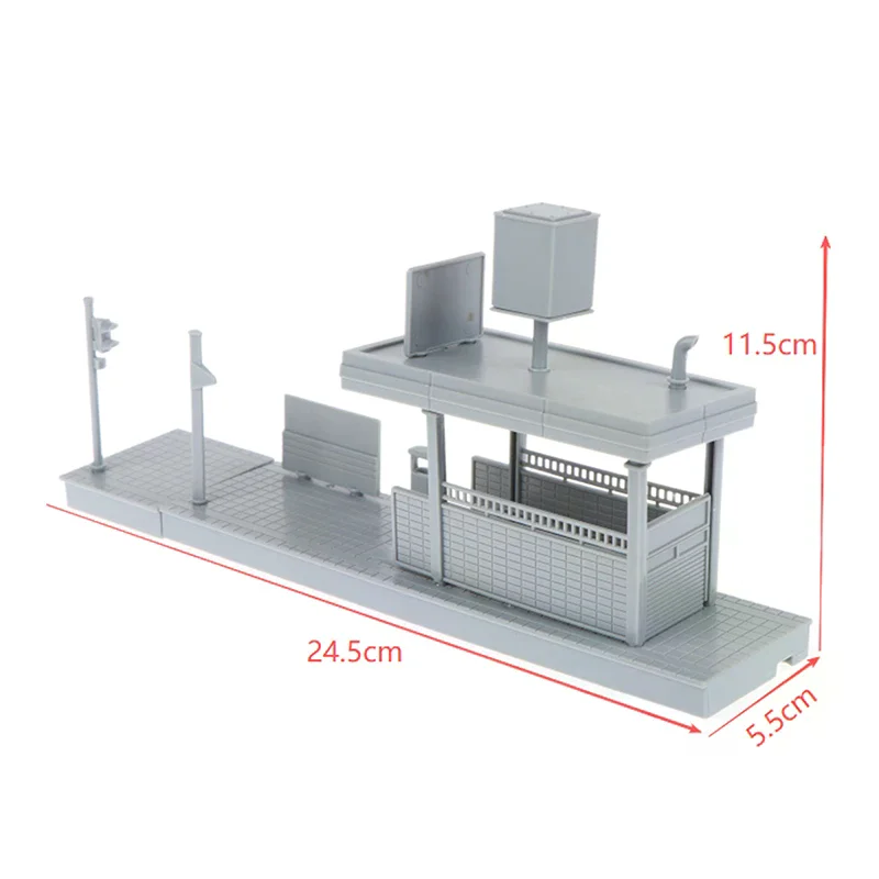 مقياس 1:64 محطة مترو ديوراما نموذج مجموعة المشهد الهندسي لتقوم بها بنفسك تفكيك لتزيين طاولة الرمل ديوراما #6