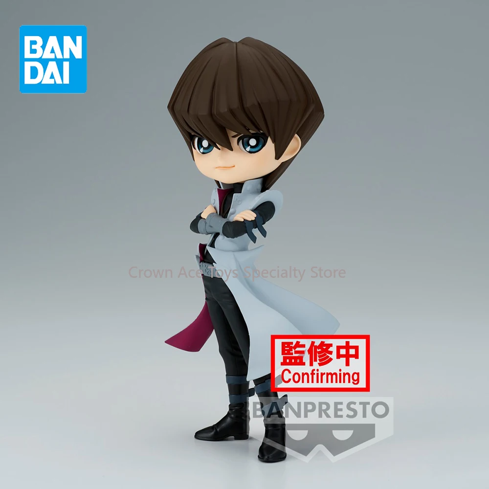 Bandai Banpresto Q Posket Yu-Gi-Oh! Seto Kaiba 15 cm Anime Model Ornaments Collectible Action Figure Birthday Gifts Trendy Toys