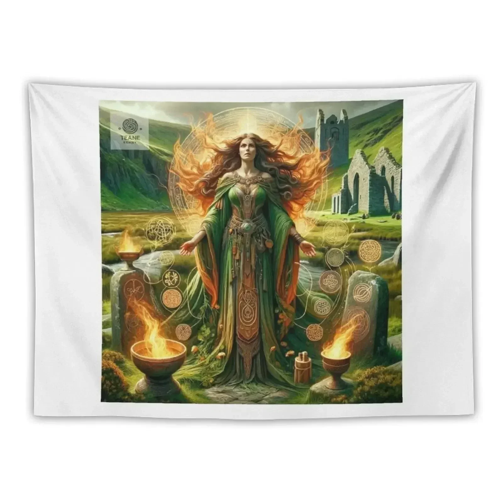 

Eternal Light of Brigid Tapestry Wall Hanging Decor Home And Comfort Decor Things To Decorate The Room Tapestry