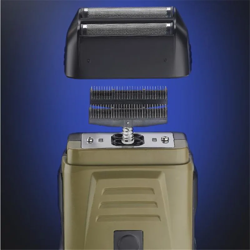 เปียกแห้งเครื่องโกนหนวดไฟฟ้าฟอยล์สําหรับ Man หัวล้าน Fade สไตล์โกนหนวดแบบพกพา Trimmer มีดโกนชายเครา Smooth Shave Clipper