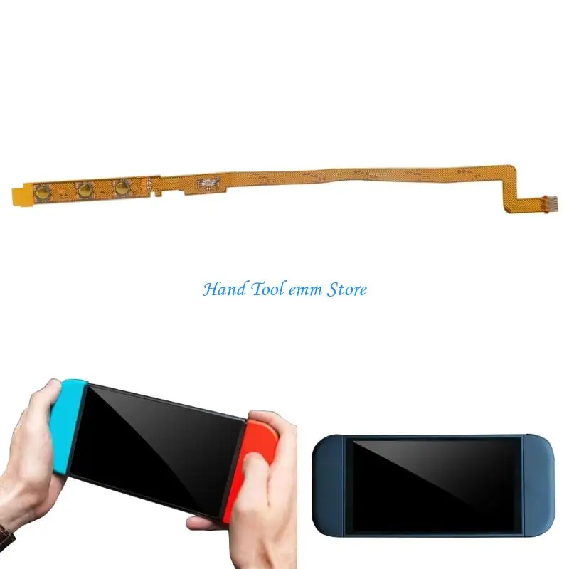 

H37F Game Console Button Ribbon Cable Replacement With Guide Plate For NS 2