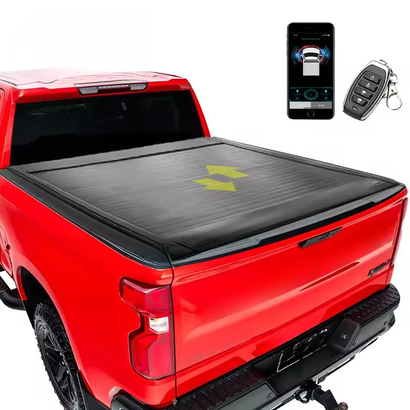 High Quality New Arrival Manual Electric Operated Roller Lid Durable Retractable Tonneau Cover For Off-road Pickup Trucks