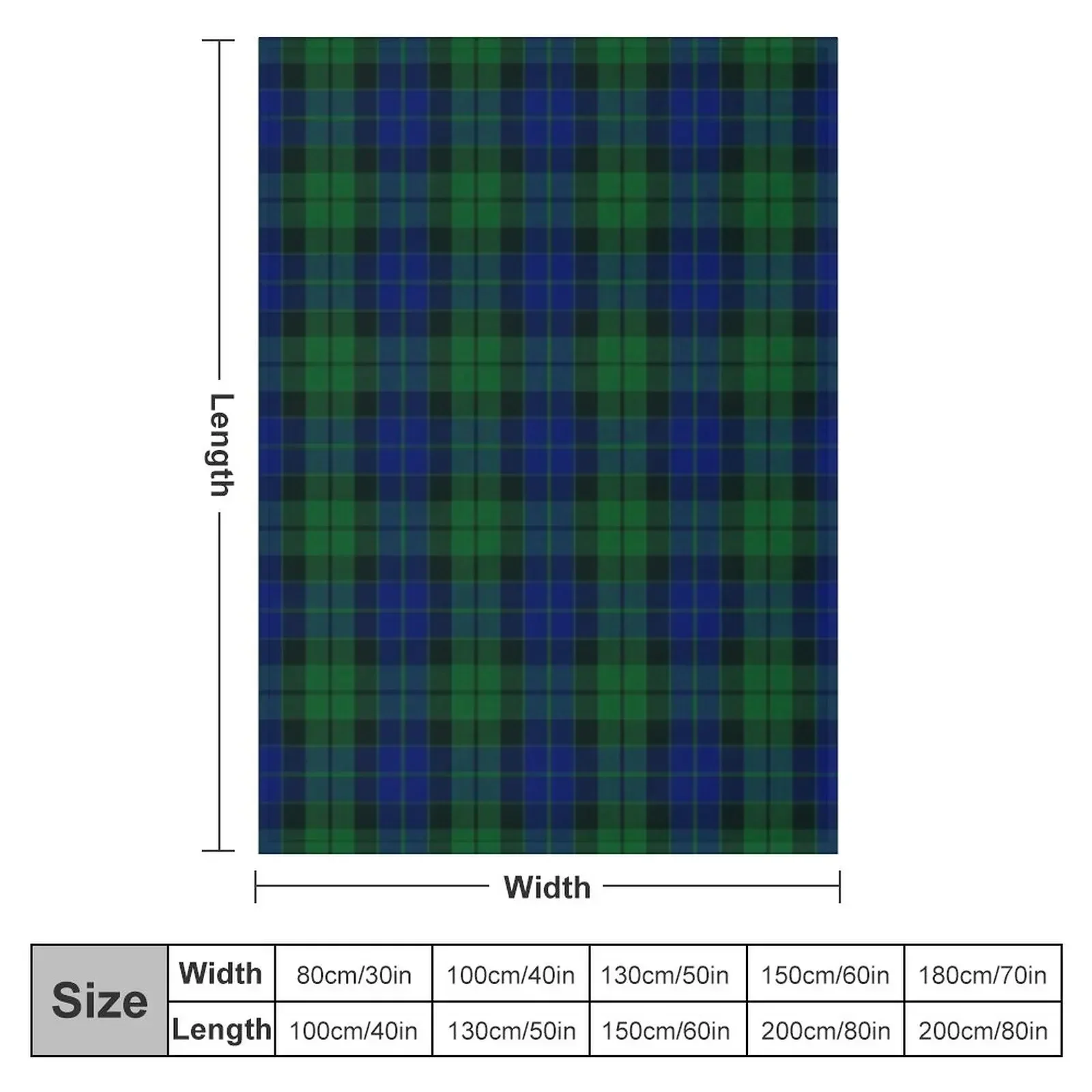 Mackay / Mckay Clan Tartan (High Res) Throw Blanket for sofa Decorative Sofa Plaid on the sofa wednesday Blankets