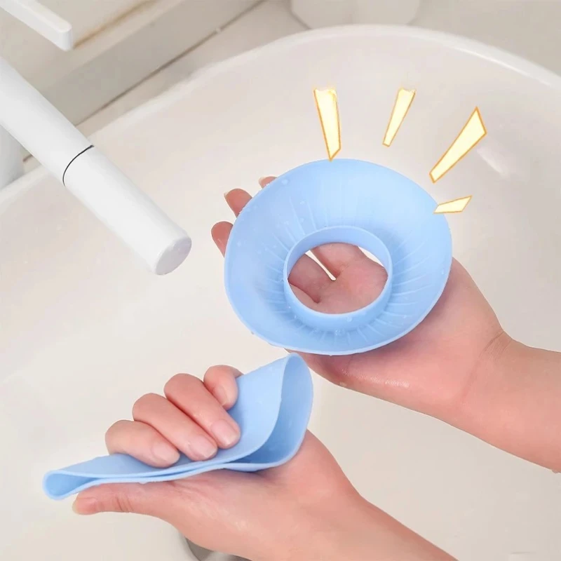 4Pair Creative Practical Silicone Face Wash Splash-Proof Wristbands Adult Sleeves For Household And Hair Washing Universal Guard