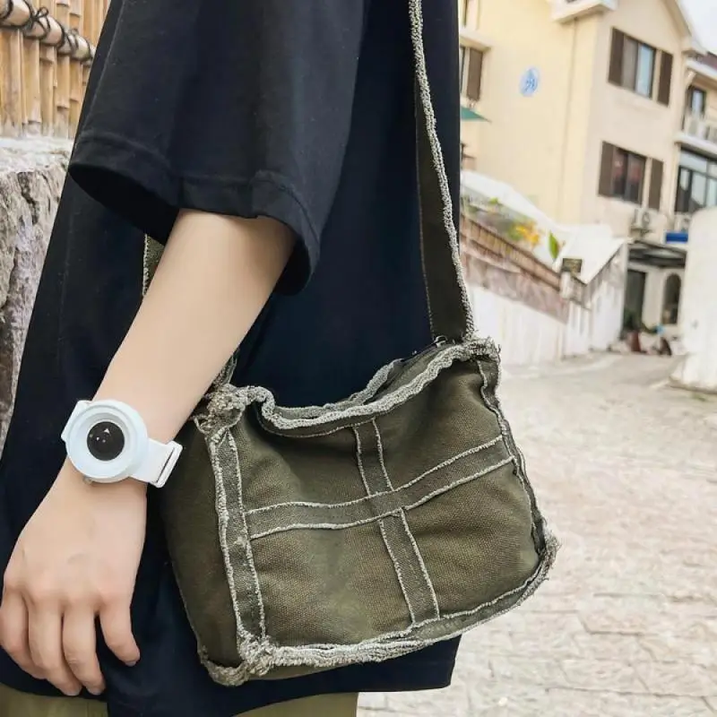 

Women's Vintage Shoulder Bag Small Handbag Retro Canvas Simple Travel Messenger Crossbody Female Tote Bags for Women 2023 New