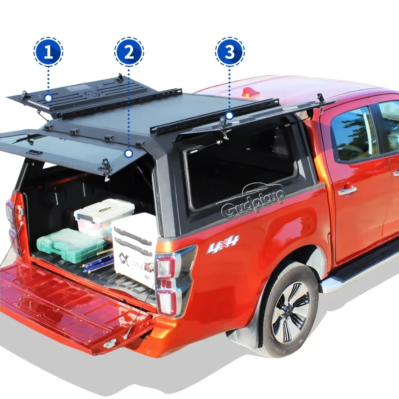 

Benext Lightweight Aluminum Canopy for Tundra Silverado NP300 Tacoma Navara Pickup Vehicles-Electric Hilux