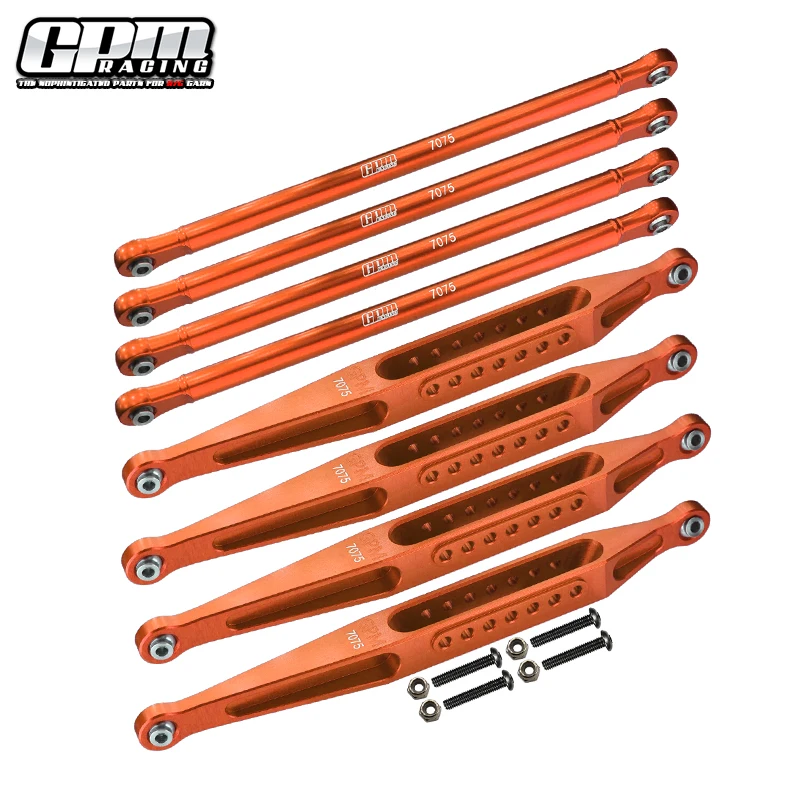 GPM LOSI 1/8 LMT eje sólido LOS04022 para juego de barra de enlace superior e inferior de aluminio 7075
