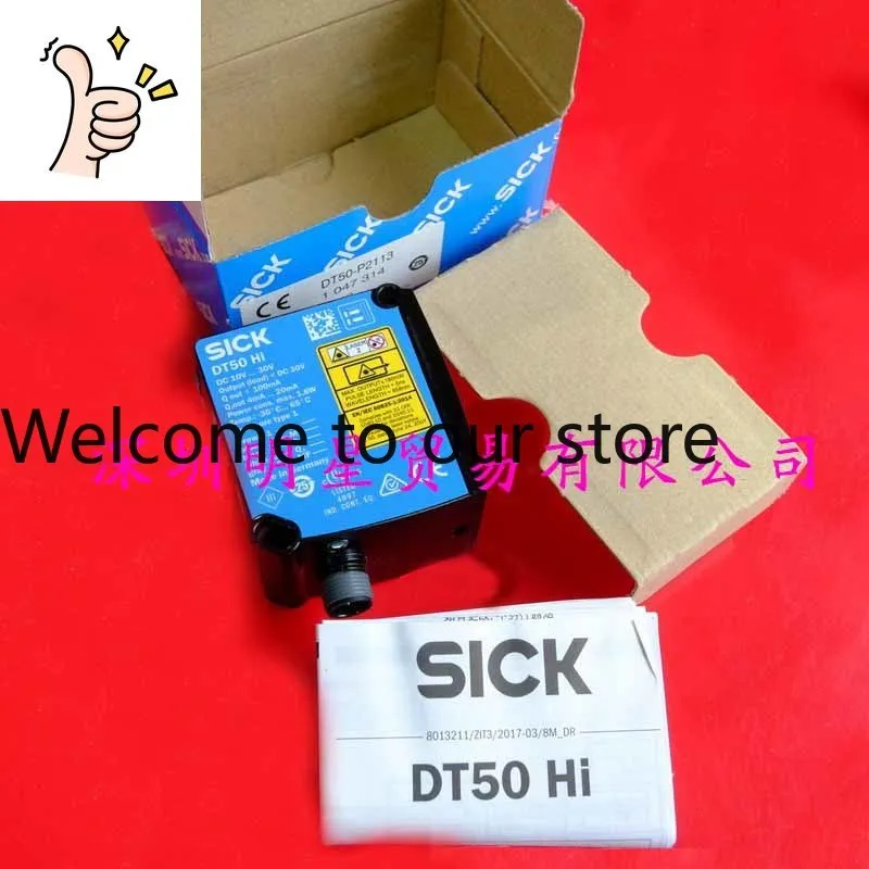 

Оригинальный немецкий фотоэлектрический датчик SICK DT50-P2113, гарантия: в случае подделки — десятикратная компенсация.