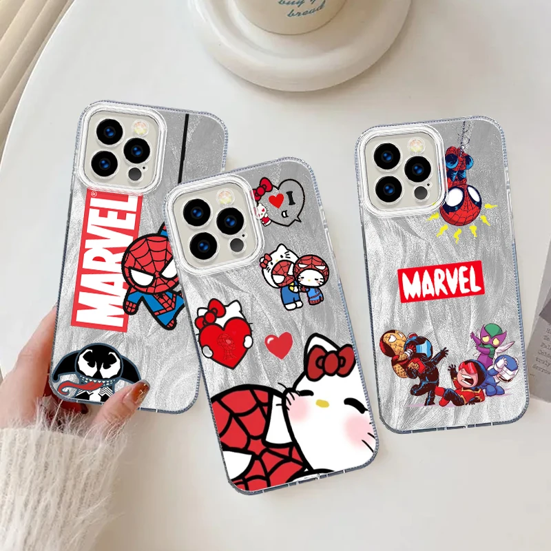 스파이더맨 헬로키티 휴대폰 케이스 이미지