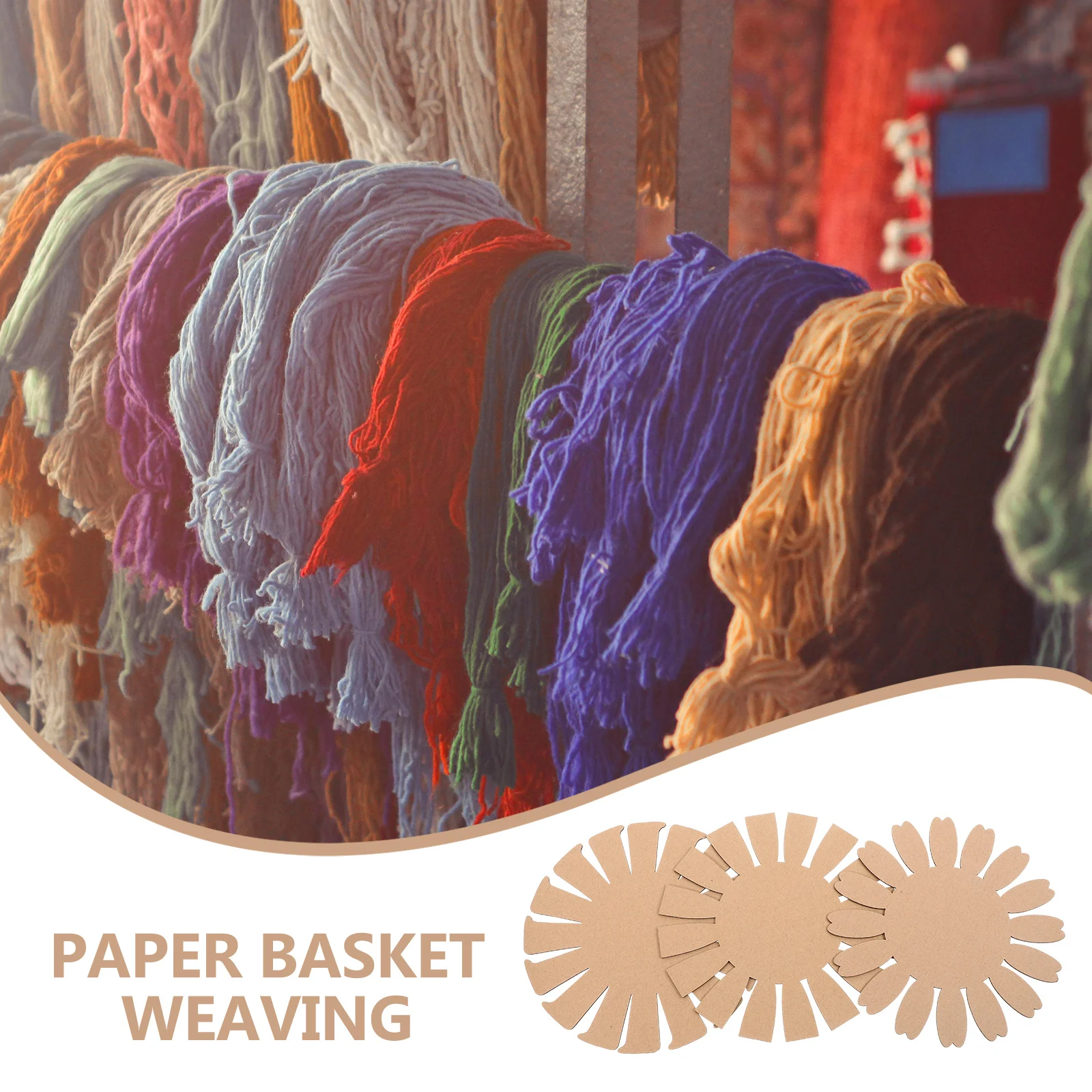 

3Pcs DIY Paper Basket Weaving Kit Childrens Creative Craft Material Fine Motor Skills Development Art Craft Class Supply