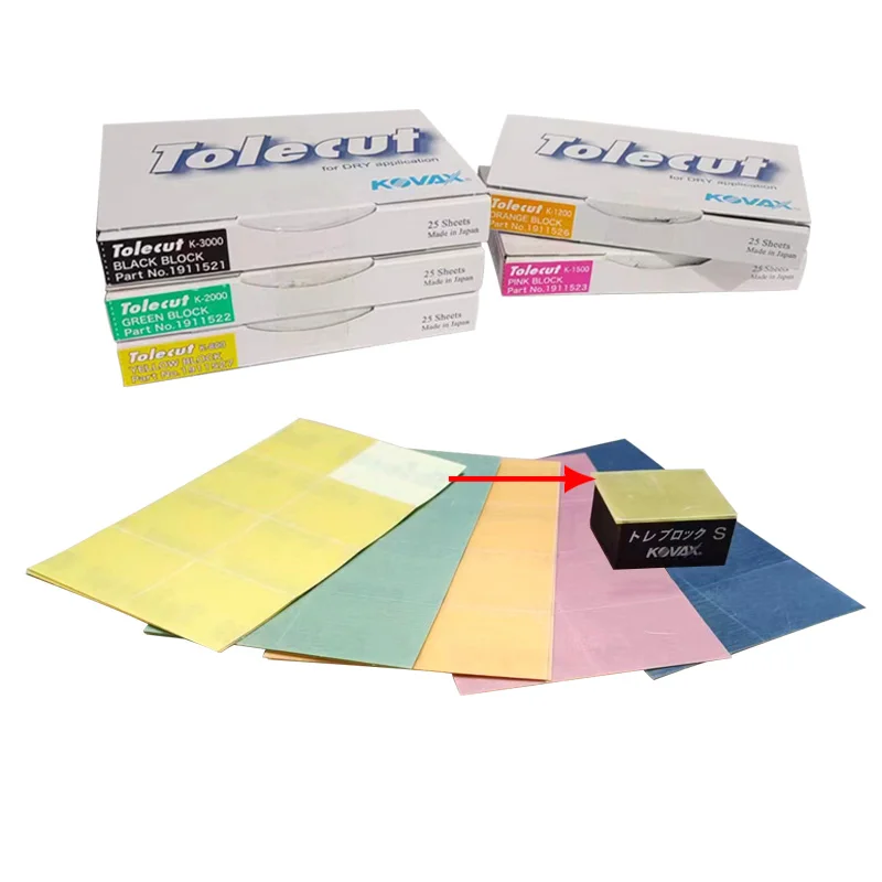Japan Kovax 2000 Grit Car Paint Dust Point Grinding Polishing Sandpaper Fine Blemish Removal Beauty Sandpaper for Car Finish