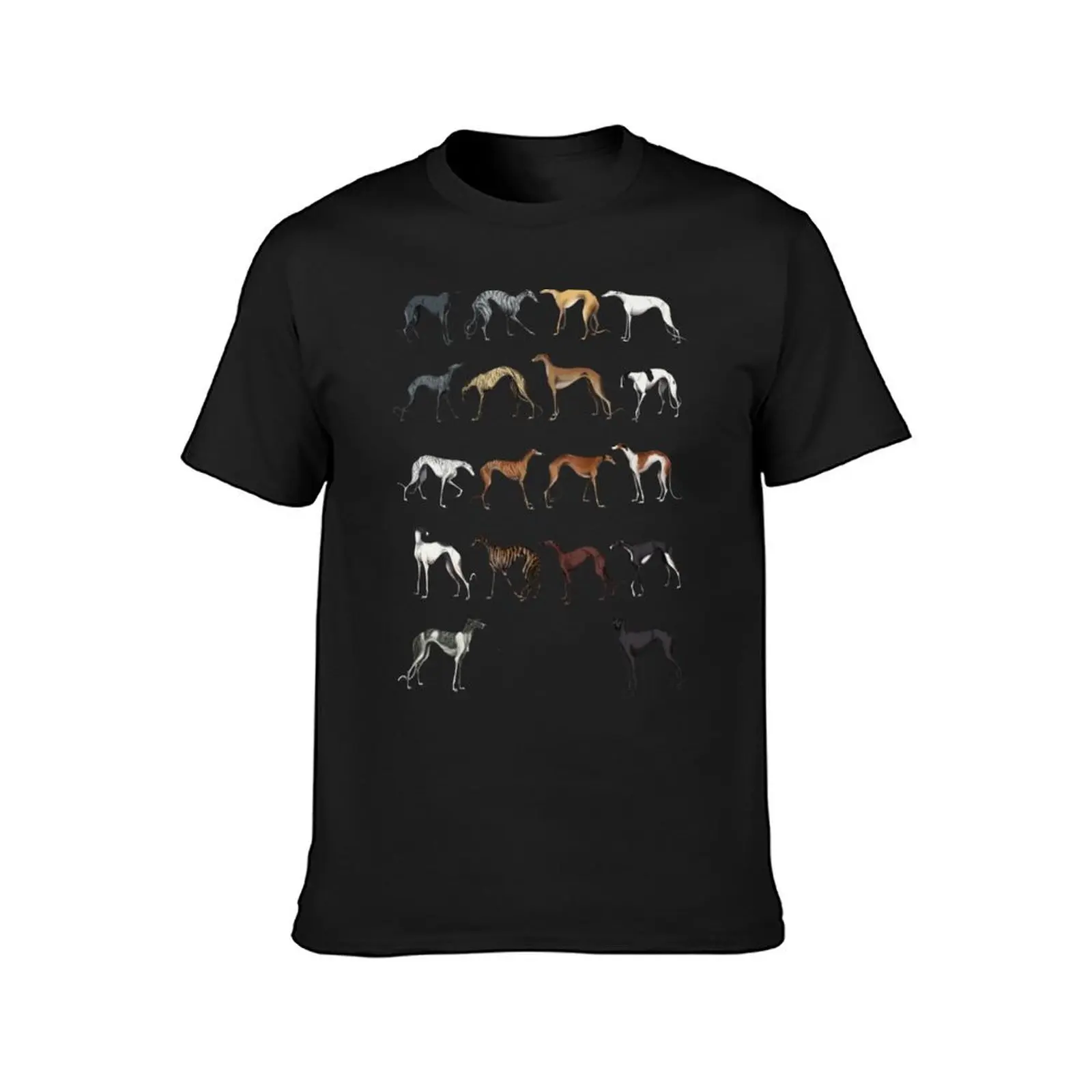 Galgo Colours T-Shirt oversized plus sizes t shirts men