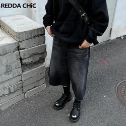 ReddaChic Low Waist Wide Leg Jorts for Men