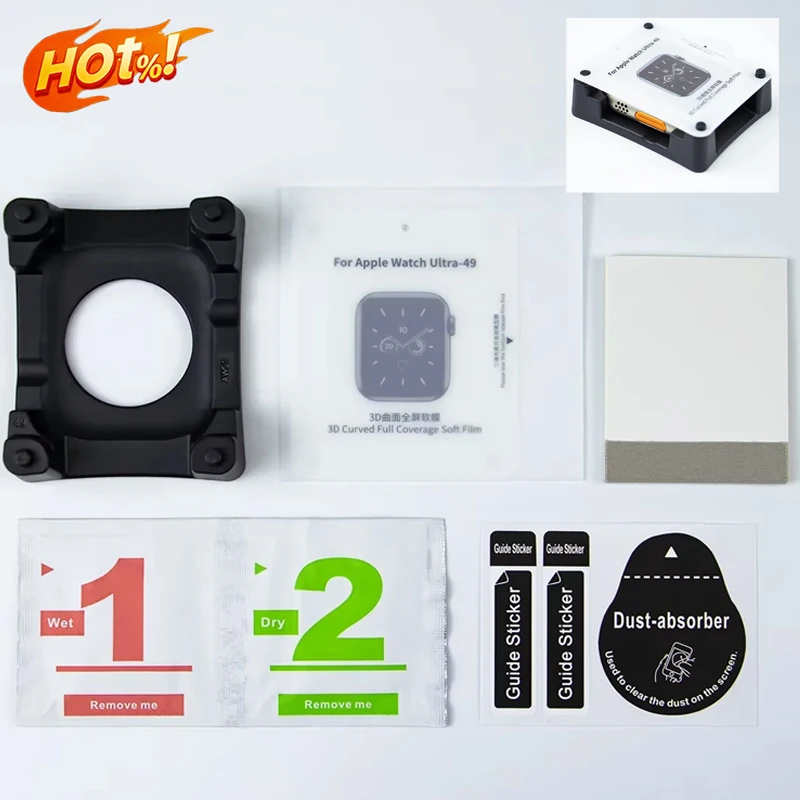 Einfach zu Installierender Displayschutz für Apple Series 11 10 46mm 42mm / Watch Ultra 3 2 49mm 9 8 7 6 5 4 3 SE 45mm 41mm 44mm 40mm Folie