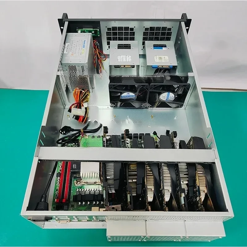 Suitable For AI & Learning! 4U 650Mm Deep Chassis, 12-Slot, 4- GPU Server With Dual-Channel Motherboard & USB3.0