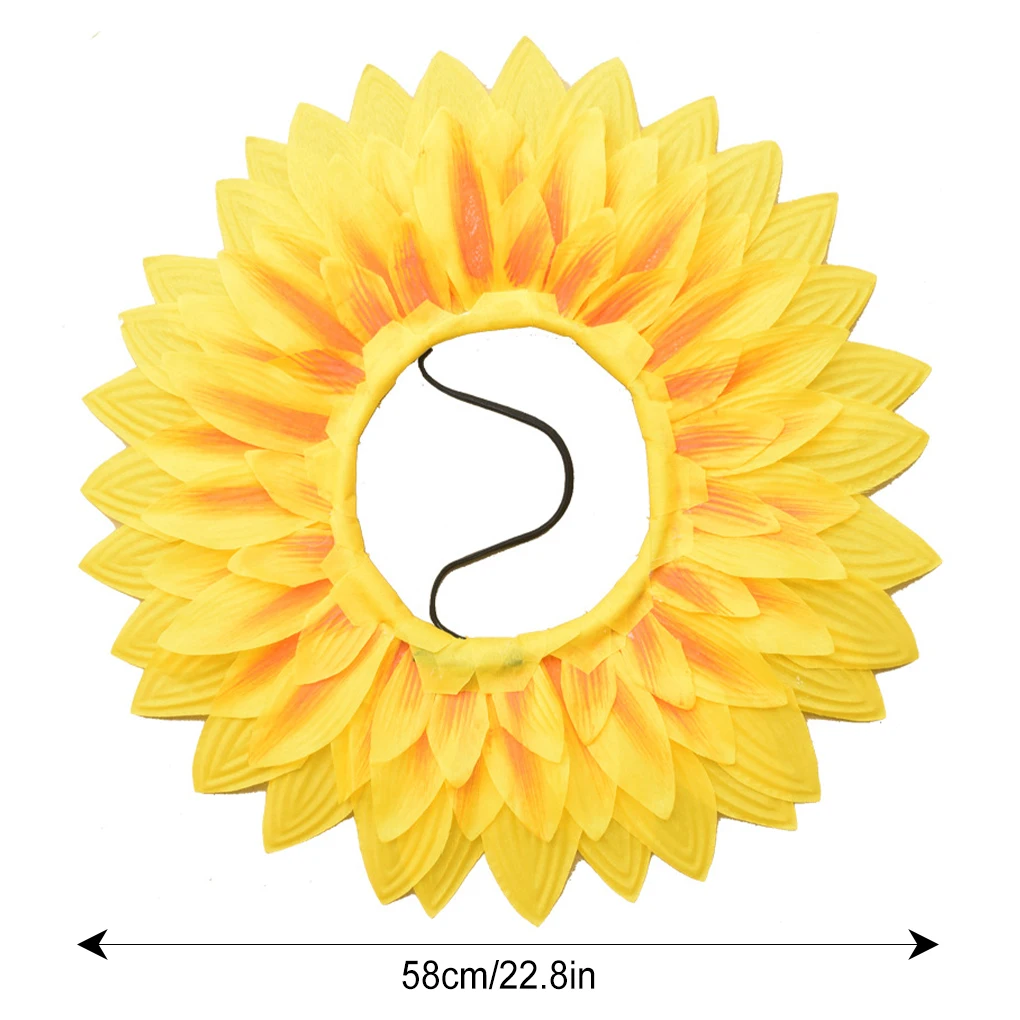 Unique And Fun Sunflowers Headwear For Kids And Adults Easy To Wear Novelty Sunflowers Costume Hat