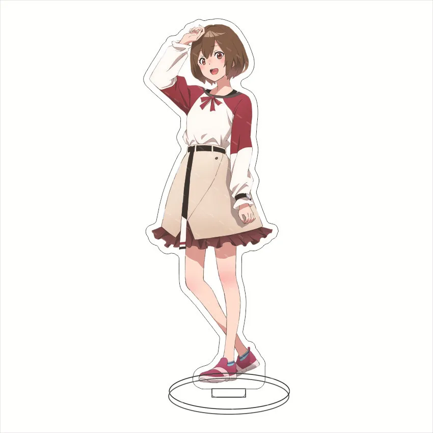 Anime Yoru No Kurage Wa Oyogenai Acrylic Stand Figure Display Cosplay Jellyfish Can't Swim In The Night Cartoon Model Plate Gift