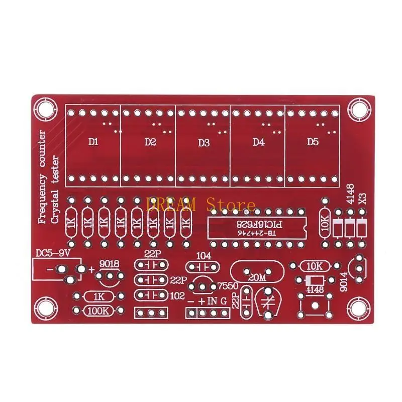 1Hz-50MHz Crystal Oscillator Frequency Counter Meter 5-Digital LED Display best sale