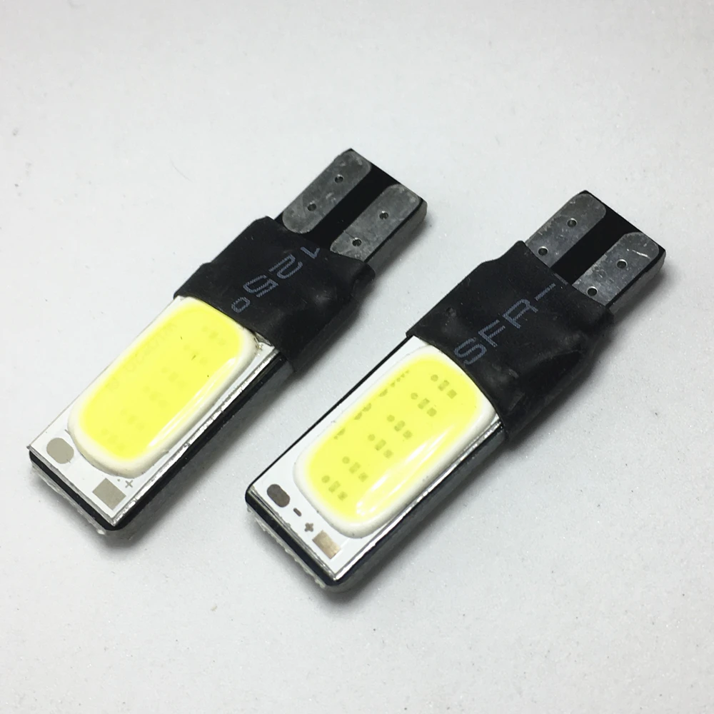 2 pcs T10 Led W5W Led Cob Car Single Light Automobiles Interior Light  Canbus Error Free W5W T10 Car Accessories Fog Lamp 12V