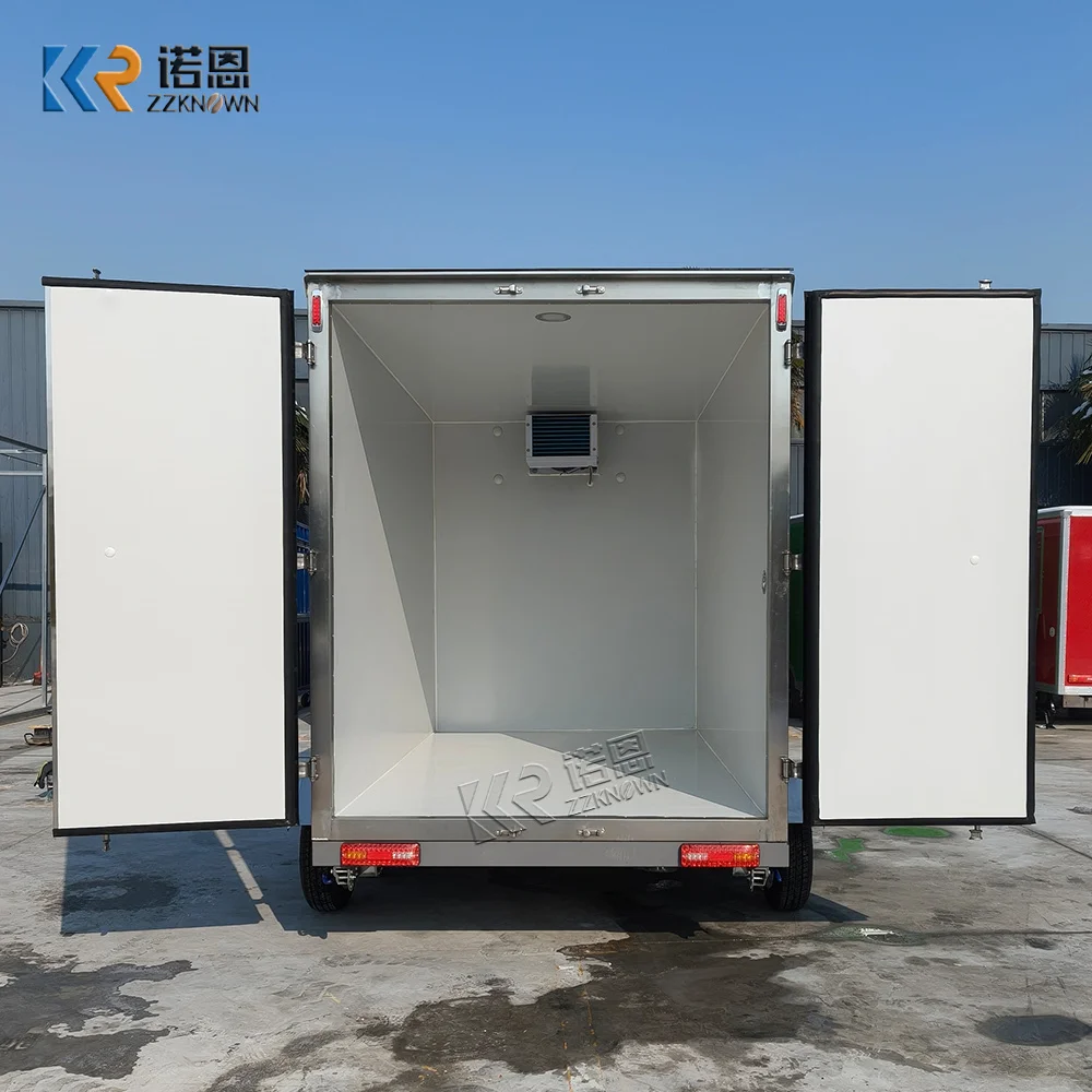High Performance Mobile Cold Storage Truck Reefer Trailer Seafood Fresh Produce Refrigerated Trailer for Cold Chain Distribution