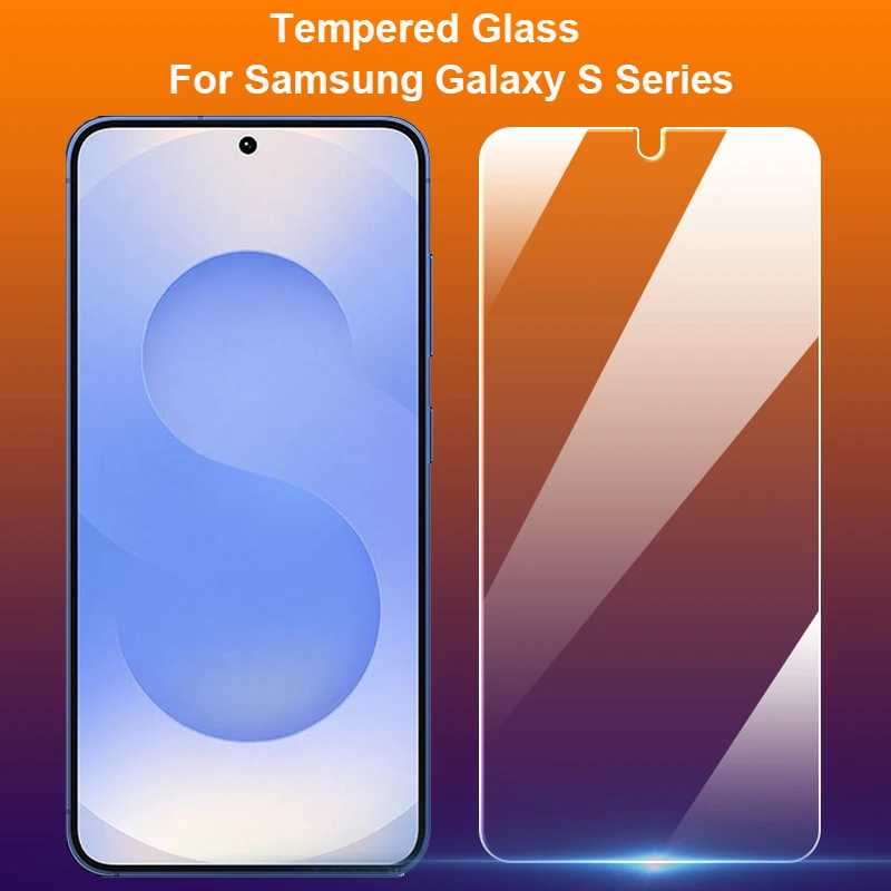 For Samsung Galaxy S26 S25 S24 S23 S22 S21 Edge FE Ultra Plus 5G Tempered Glass 9H 2.5D Premium Screen Protector Protection Film