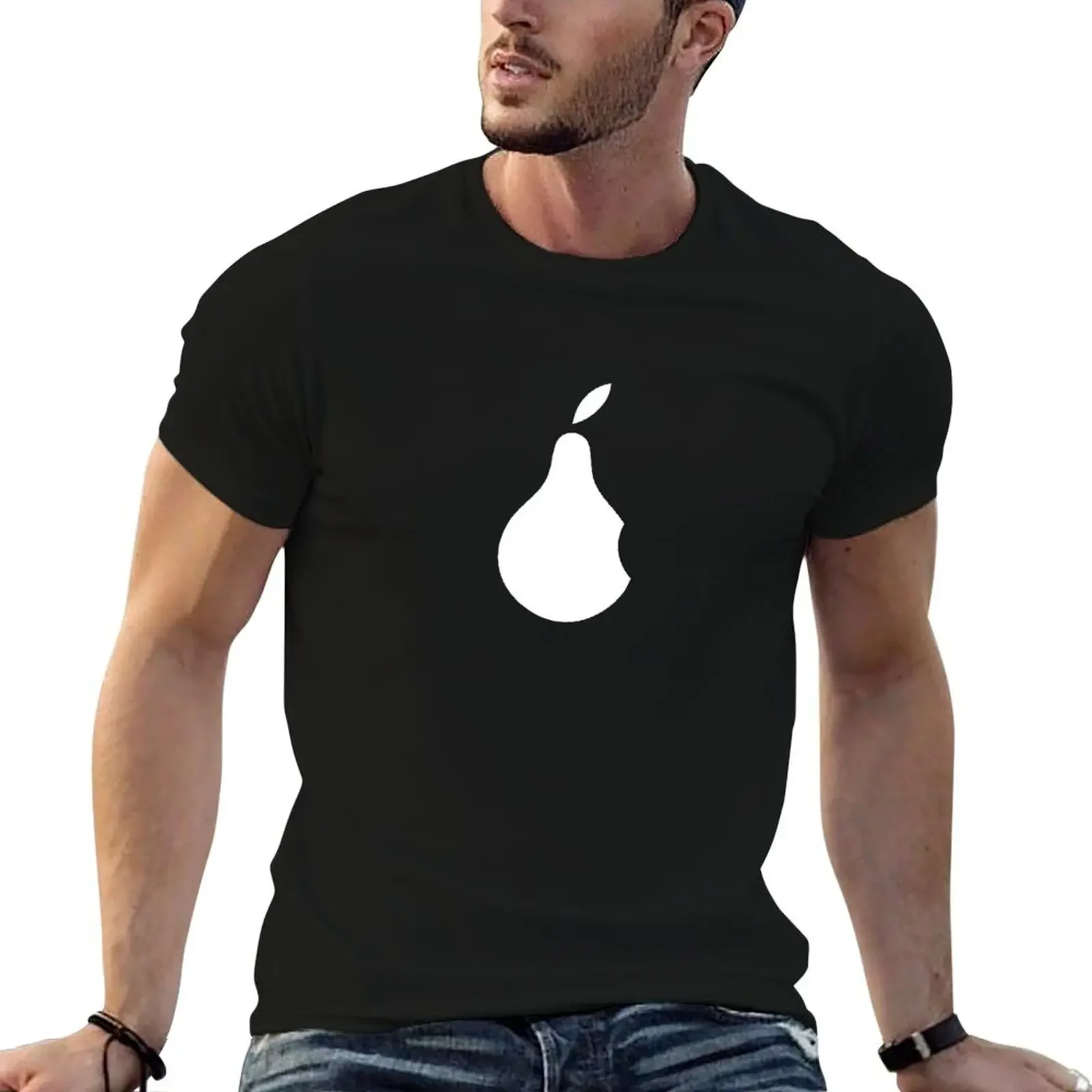 A Bitten Pear T-Shirt valentines boutique clothes customs boys animal print topping slim fit t shirts for men