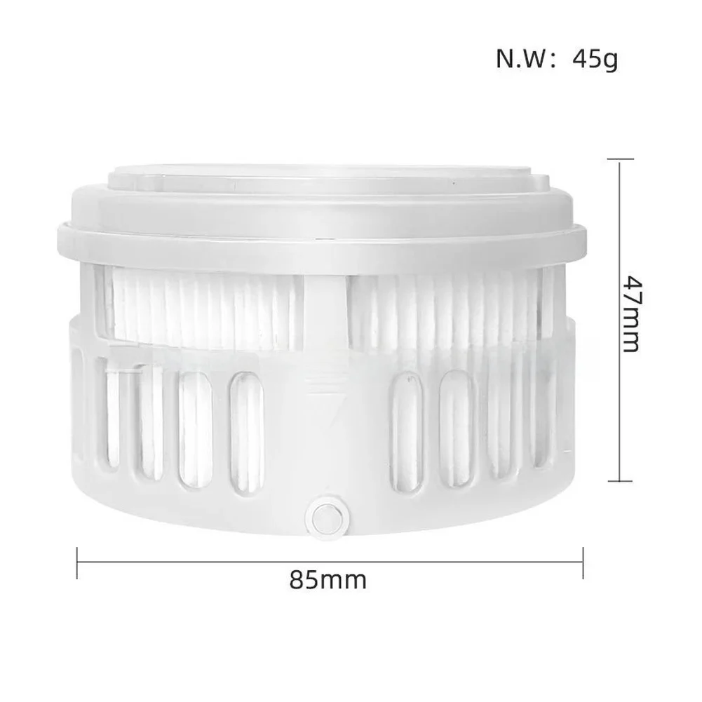Reusable Filter Vacuum Filter For Home Vacuuming White Optimal Suction Performance Kitchen Tools Easy To Clean