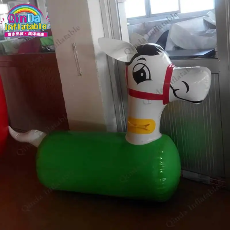 Juguete de salto para niños, caballo inflable, dibujos animados, sexo, mi paseo en Pony Hop/pony de caballito pequeño, carreras de caballos de salto inflable