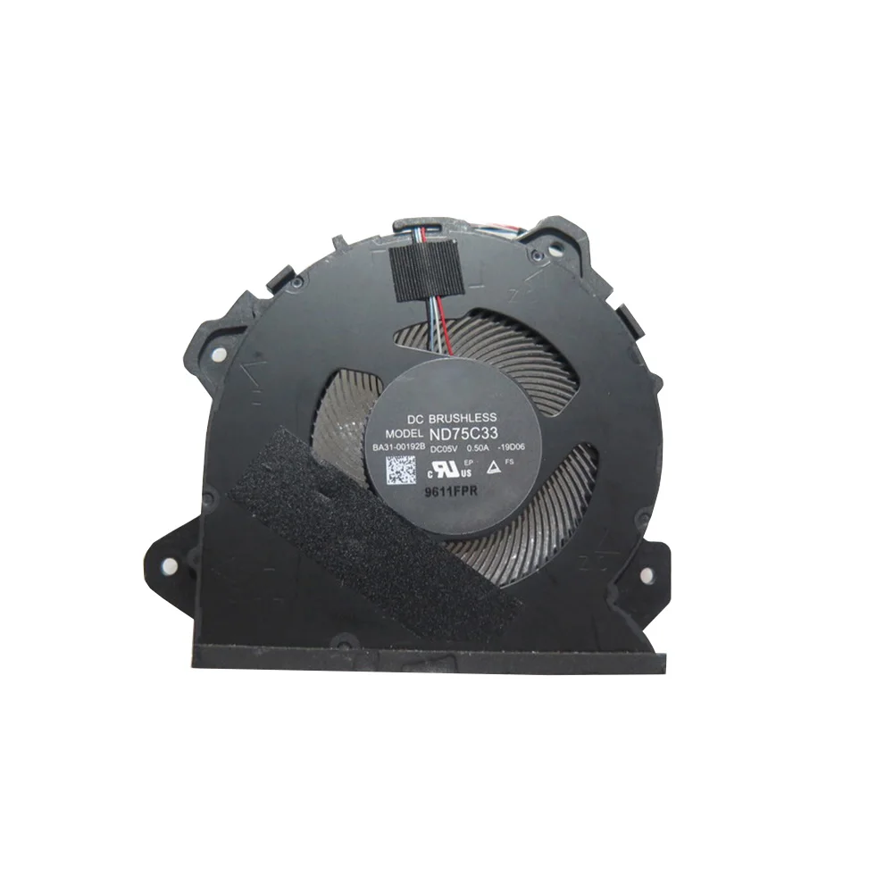 Laptop Cooling Fan For Samsung NP950XCJ 950XCJ BA31-00192B ND75C33-19D06 DC05V 0.50A 4Pin New
