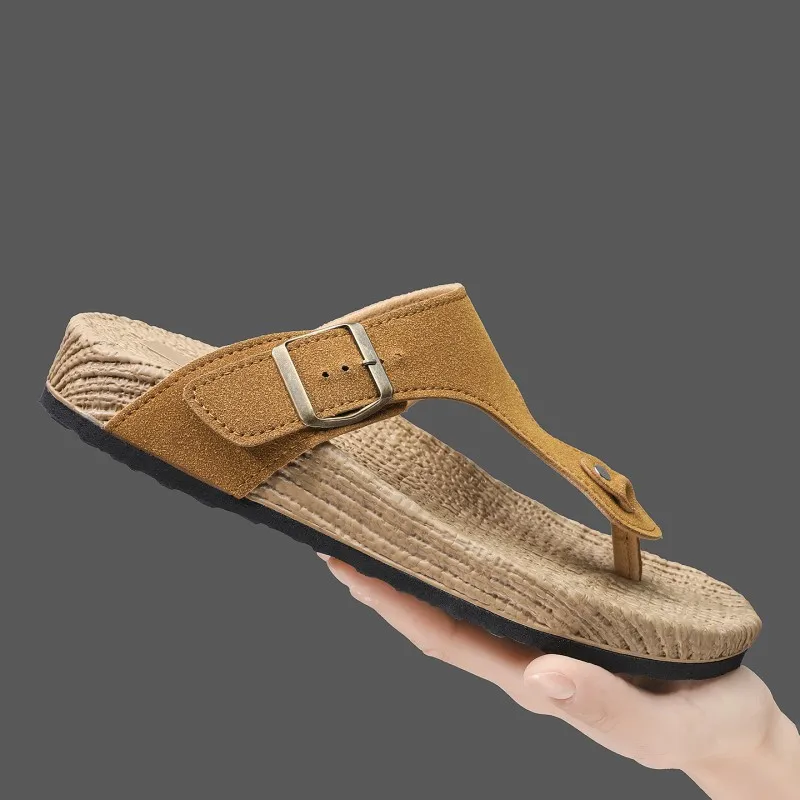 

Flip Flops Fashion Wear-resistant Man Footwear Board Shoes 2026 New Men Canvas Sneaker Comfortable Anti Slip Breathable Footwear