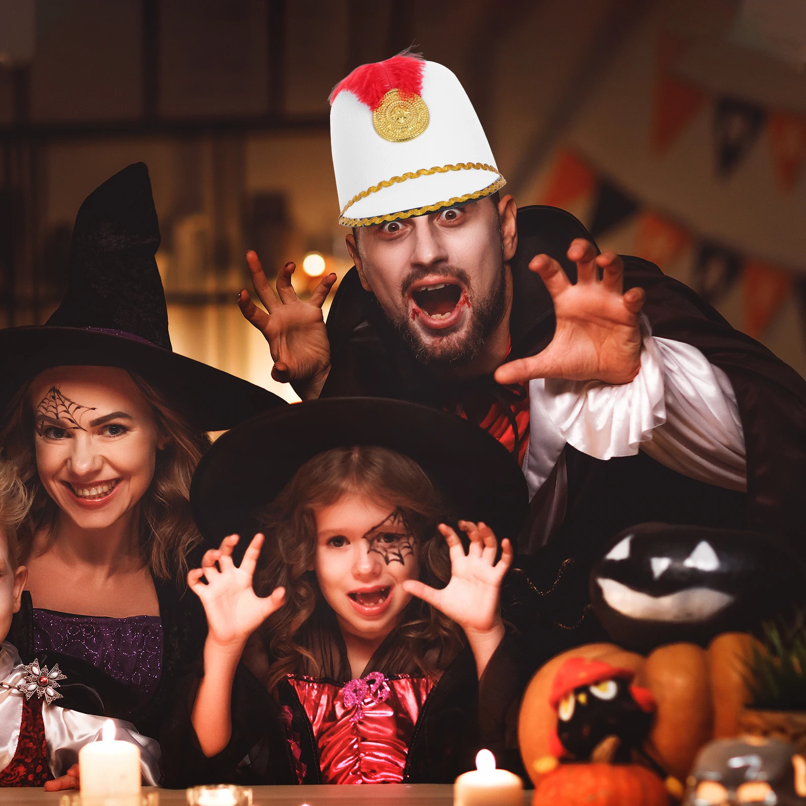 Knight Hat European Marching Band Plume Nutcracker Nutcracker Hat Prop Prop Replacement Replacement Cosplay Accessory