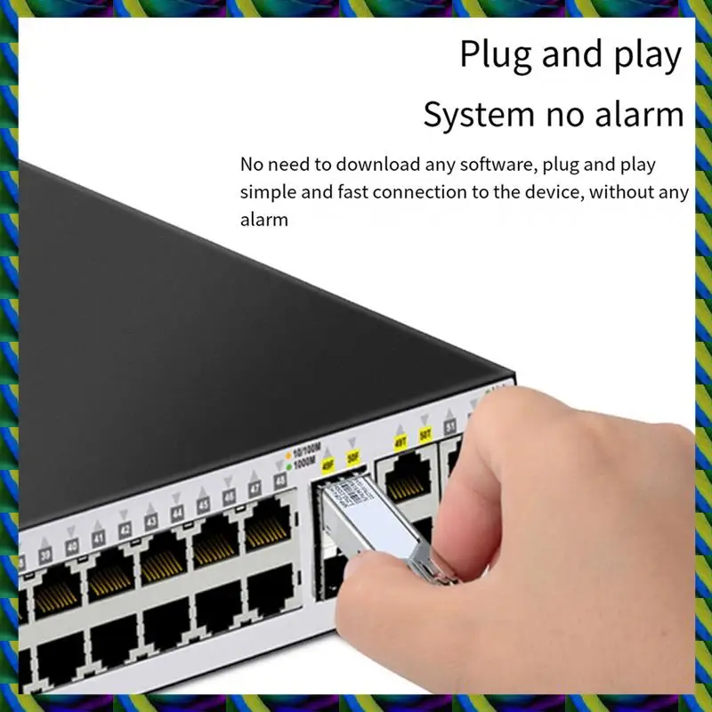 Daily 1Pair Gigabit Fiber SFP Module 1.25G Single Mode 40Km LC 1310Nm/1550Nm Compatible With Multiple Types Of Switches