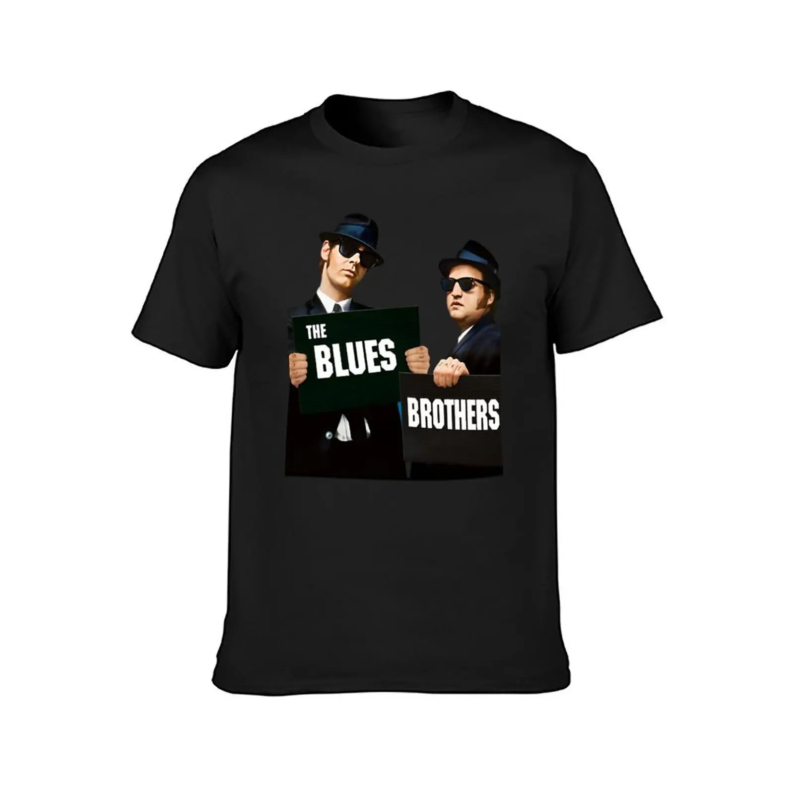 The BLUES Movie Brothers WT 002เสื้อยืดผ้าฝ้ายเสื้อยืดผู้หญิงแฟชั่นเด็กผู้ชายพิมพ์ลายสัตว์