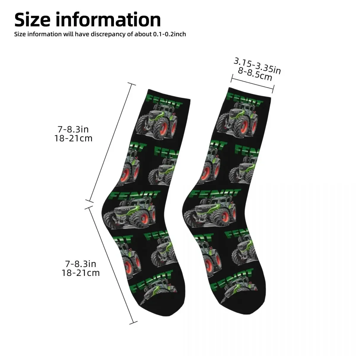 Fendt German Tractors Socks Harajuku High Quality Stockings All Season Long Socks Accessories for Unisex Gifts