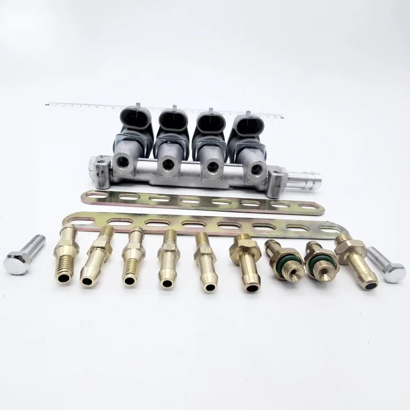 LPG/CNG Automotive Oil-to-Gas Modification Gray Die Casting 2 Ohm Sprayed Rail Gas Vehicle Parts