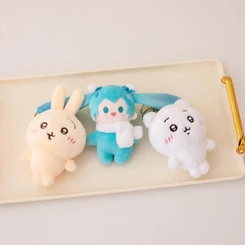 最新の初音ミクバックパックペンダントキーホルダー人形かわいいぬいぐるみぬいぐるみ人形漫画アニメかわいい適切なギフト楽しい人形