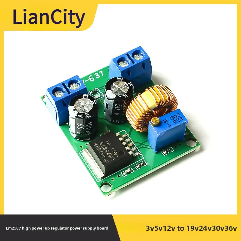 

DCAdjustable ModuleLM2587High Power Regulated Power Supply Board3V5V12VTurn19V24V30V36V