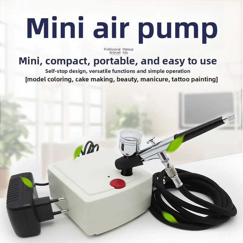Airbrush Model Air Pump Nail  Turtle Cake Pigment Airbrush Painted Military Spray Paint Paint