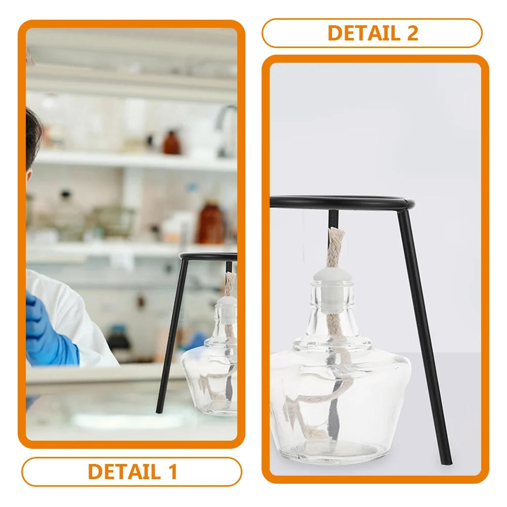 3Pcs Tripod Stand Alcohol Lamp Tripod Holder Education Tripod Tripod Stand for Education