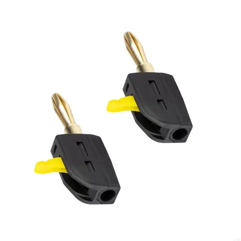 37me 32A 바나나 플러그 Quick Gold Plated Terminals Open Screw Type Banana 플러그