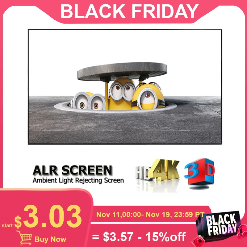 

Простая портативная ткань для проектора, светоотражающая ткань для дома, улицы, офиса, занавеска HD 3D 4K с увеличением яркости