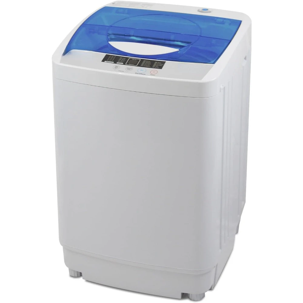 Portable Washing Machine 10 LBS Load Volume, Fully Automatic 1.34 Cu.ft Laundry Washer with Built-in Drain Pump